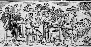 The Wine-Coopers Delight, z „Księgi Roxburghe Ballads” autorstwa English School